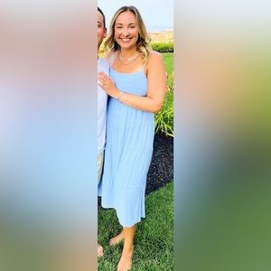 Endless Blu baby blue Midi Dress size L